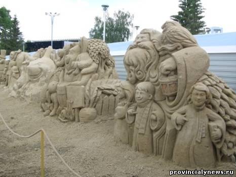 песчаные скульптуры