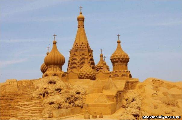 кремль из песка