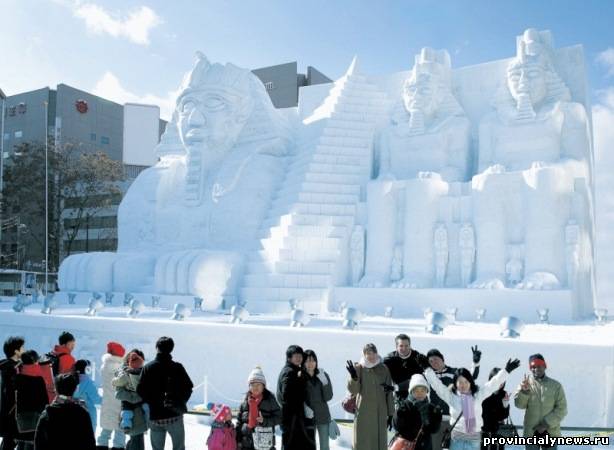 снежные скульптуры