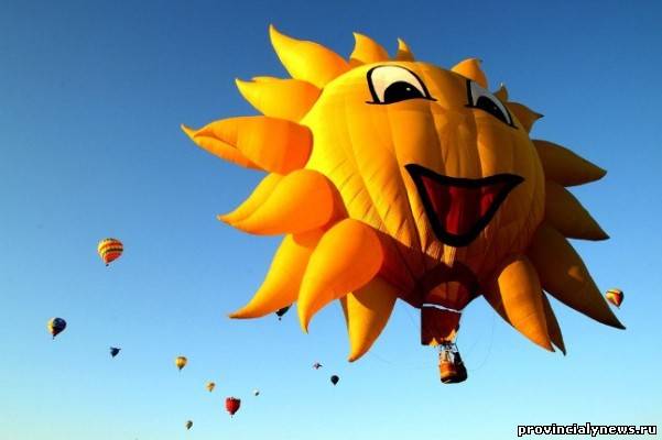 воздушный шар – солнце