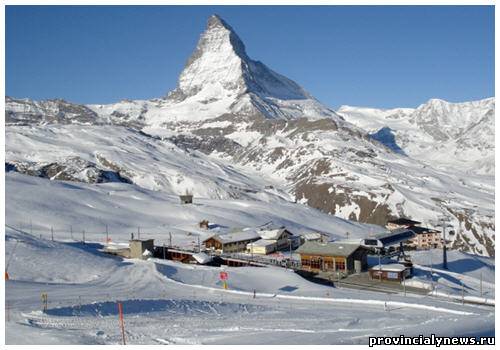 швейцарский горнолыжный курорт 
